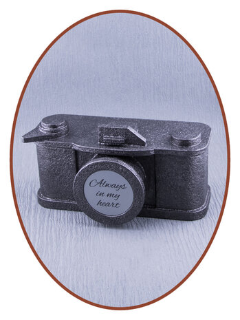 JB Memorials Mini Ash Urn 'Retro Camera' - HMP628