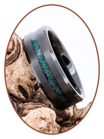 Ceramic Zirconium Design  Asche Ring Universe - RB048BU