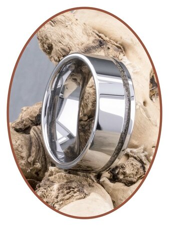 Tungsten Carbide Design Herren Asche Ring - RB046H