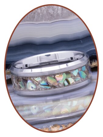 Abalone - Asche Ring - RB140AS-4M2B