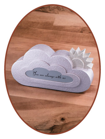 Mini Kinder / Baby Asche Urne 'Wolke' in vielen Variationen und Farben - HMP624